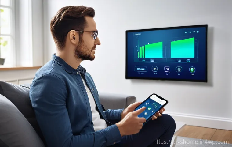 스마트 플러그 활용법 및 추천 제품 - **Prompt 1: Effortless Morning Routine with Smart Plugs** "A cozy and modern kitchen in the earl...