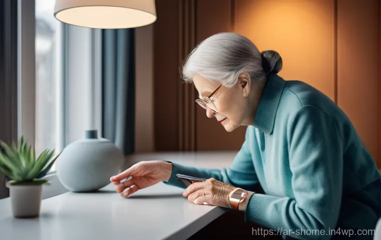스마트홈에서의 가족 안전 관리 시스템 구축 - **Prompt:** A visually stunning, futuristic representation of an integrated smart home security syst...